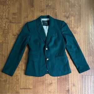 J. Crew Teal Blazer with Gold Buttons